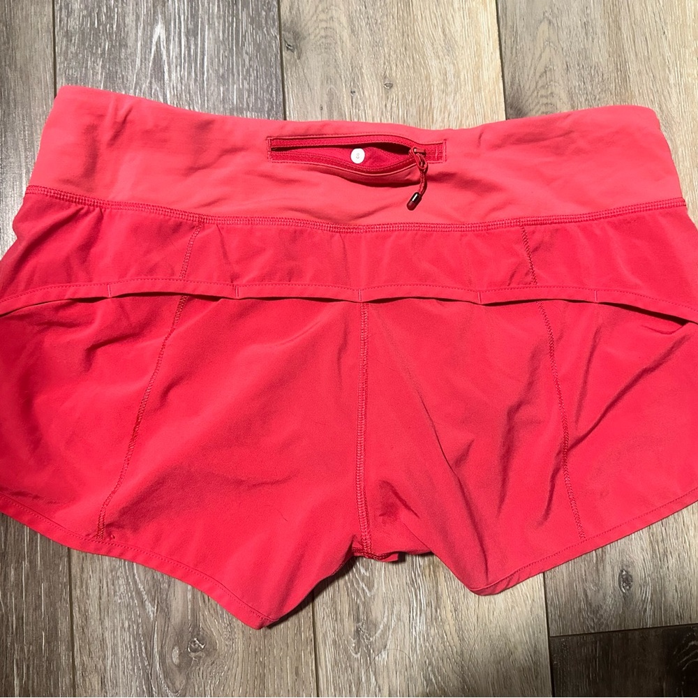 lululemon athletica Red Women's Athletic Shorts